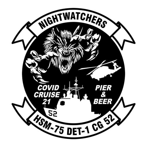 HSM-75 Det-1 CG-52 Nightwatchers Patch