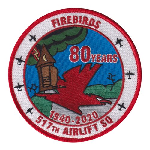 517 AS 80 Years Anniversary Patch