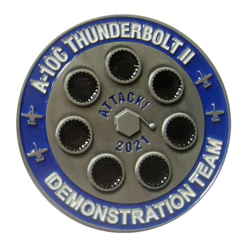 A-10 Demo Team 2021 Challenge Coin - View 2