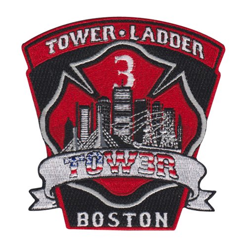Boston Fire Tower Ladder Patch