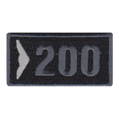 30 RS 200 Hours Silver Pencil Patch 