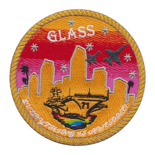 CVN 71 Theodore Roosevelt Glass Patch