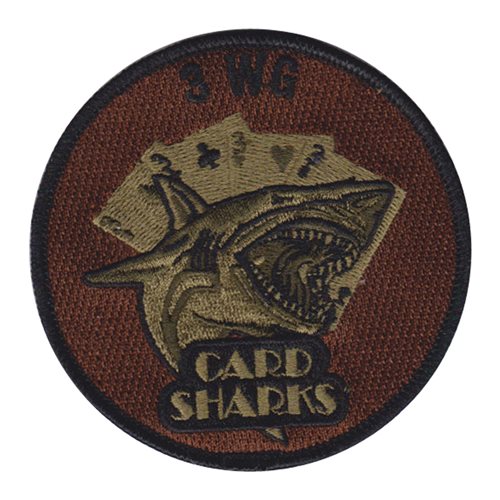USAF Ammos 3 WG Card Sharks OCP Patch