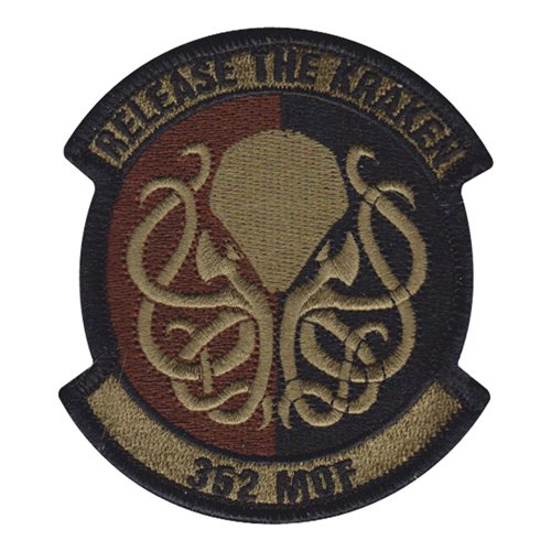 352 MOF Kraken OCP Patch 352nd Maintenance Operations Flight Patches