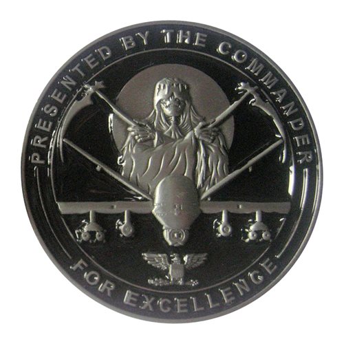 732 OG Semper Vigilantes Commander Challenge Coin - View 2