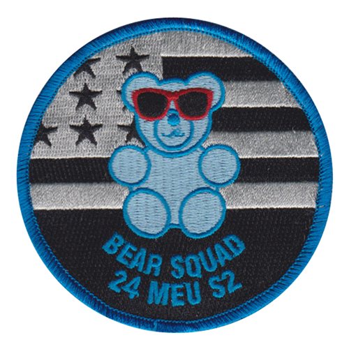 24 MEU S-2 Bear Squad Patch