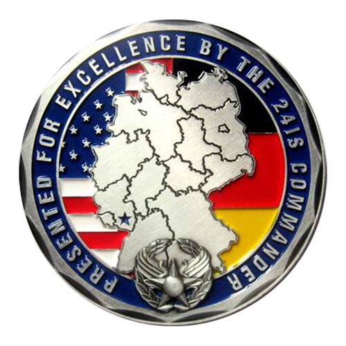 24 IS Commander Challenge Coin - View 2