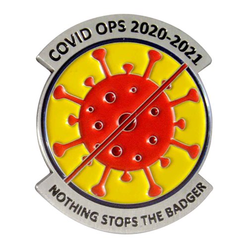 566 IS COVID OPS 2021 Challenge Coin - View 2