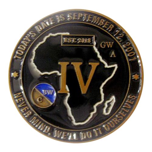 Matrix International Black Team Challenge Coin - View 2