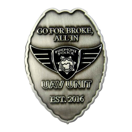 Fremont Police Department Challenge Coin - View 2