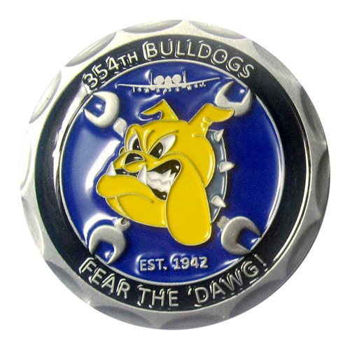 354 AMU Fear the Dawg  Challenge Coin