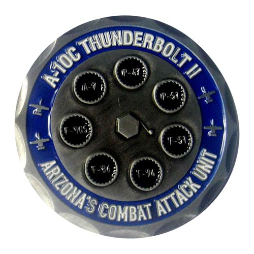354 AMU Fear the Dawg  Challenge Coin - View 2