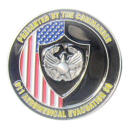 911 AES Commander Challenge Coin