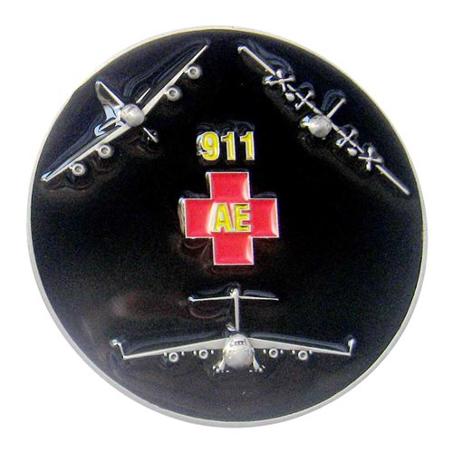 911 AES Commander Challenge Coin - View 2