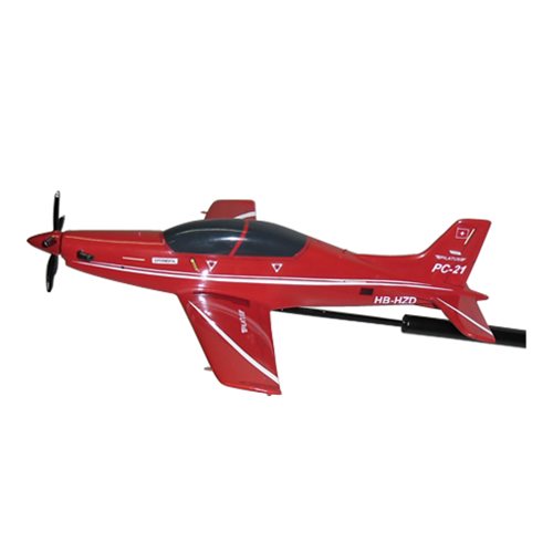 Pilatus Swiss Air Force PC-21 Custom Airplane Model Briefing Sticks - View 2