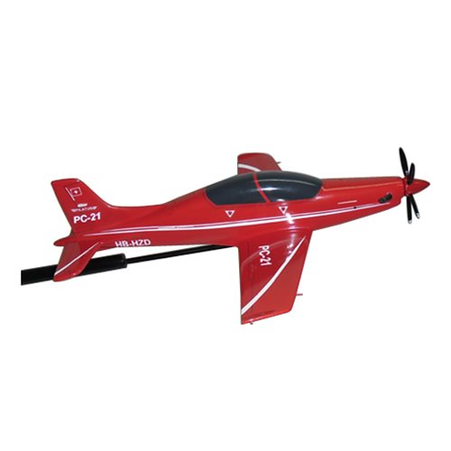 Pilatus Swiss Air Force PC-21 Custom Airplane Model Briefing Sticks - View 3