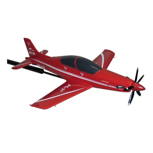 Pilatus Swiss Air Force PC-21 Custom Airplane Model Briefing Sticks - View 4