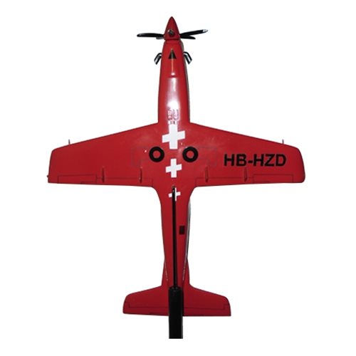 Pilatus Swiss Air Force PC-21 Custom Airplane Model Briefing Sticks - View 6