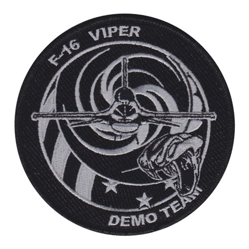 F-16 Viper Demo Team Black Patch 