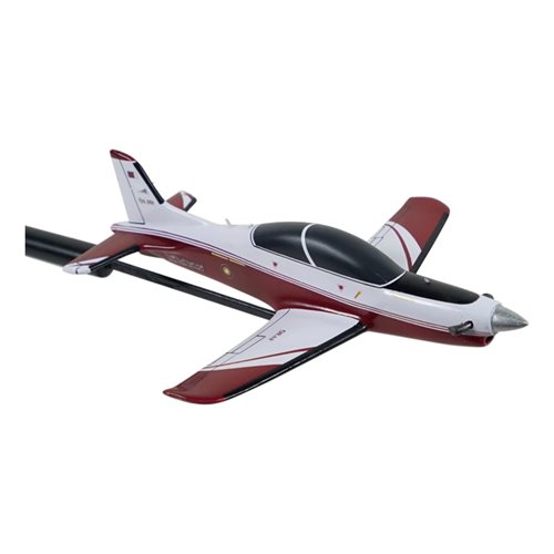 Pilatus Qatar PC-21 Custom Airplane Model Briefing Sticks - View 4