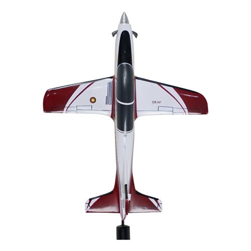 Pilatus Qatar PC-21 Custom Airplane Model Briefing Sticks - View 5