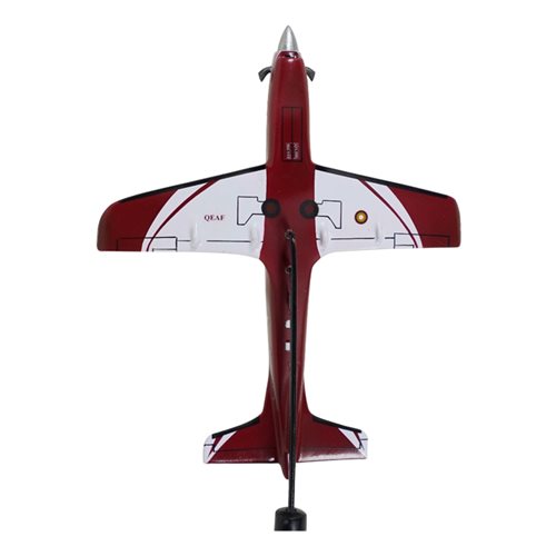 Pilatus Qatar PC-21 Custom Airplane Model Briefing Sticks - View 6