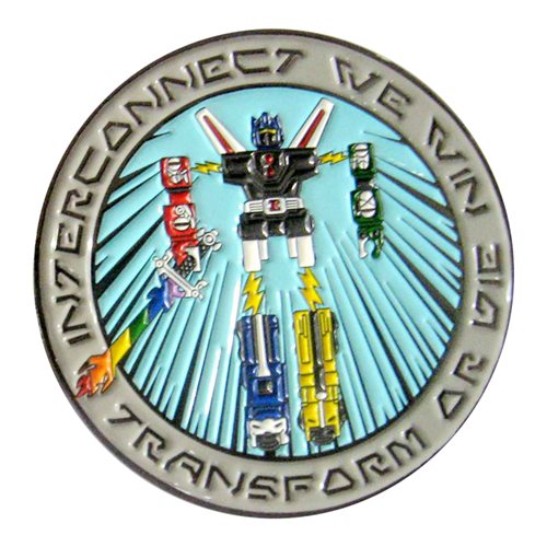 Data Masked Challenge Coin - View 2
