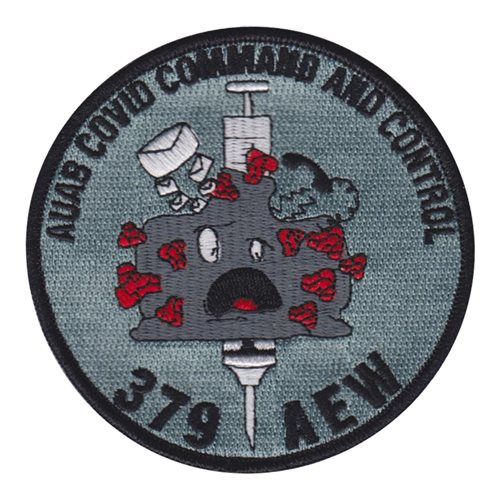 379 AEW AUAB Covid Command and Control Agency Patch