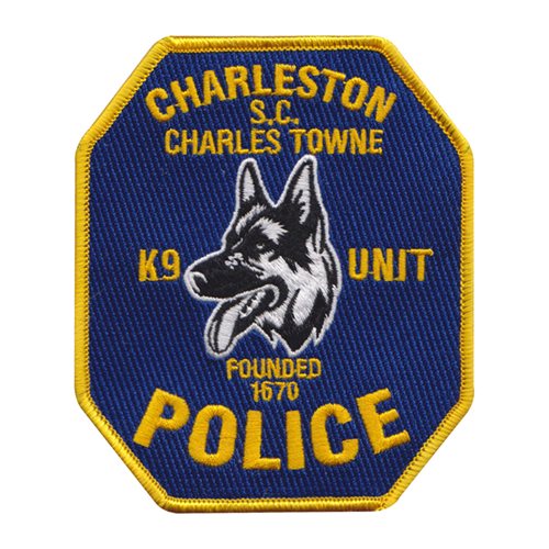 City of Charleston SC Police K9 Patch