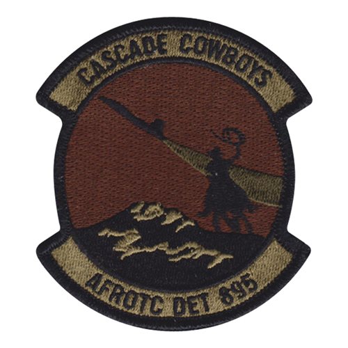 AFROTC Det 895 Central Washington State Cascade Cowboys OCP Patch 