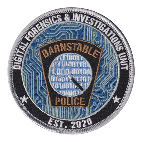 Barnstable Police Department Digital Forensics and Investigations Unit Patch