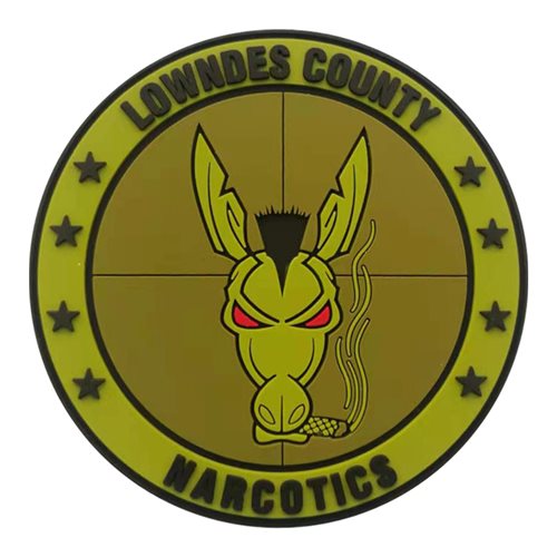 Lowndes County Sheriffs Office Narcotics PVC Patch 