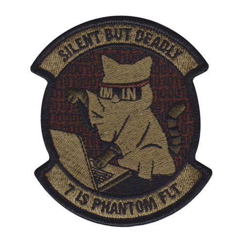 7 IS Phantom Flight Morale OCP Patch 7th Intelligence Squadron Patches