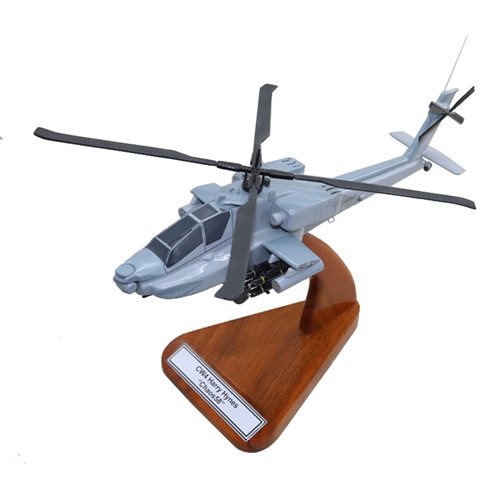  AH-64 Apache Helicopter Model  - View 7