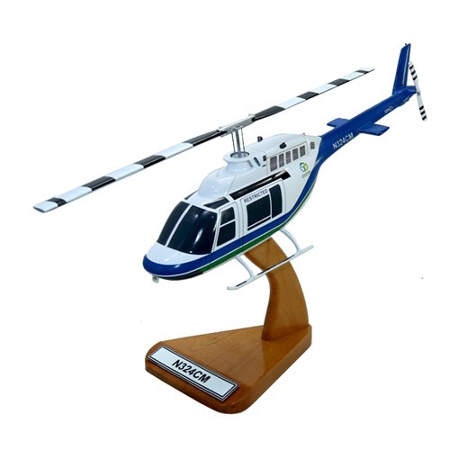 Bell 206 Jet Ranger Custom Helicopter Model - View 8