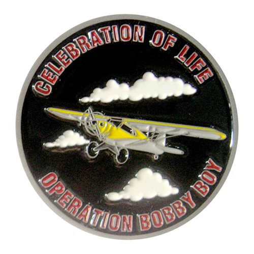 Celebration Of life Operations Bobby Boy Challenge Coin