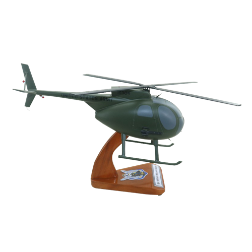 Hughes OH-6 Cayuse Helicopter Model  - View 4
