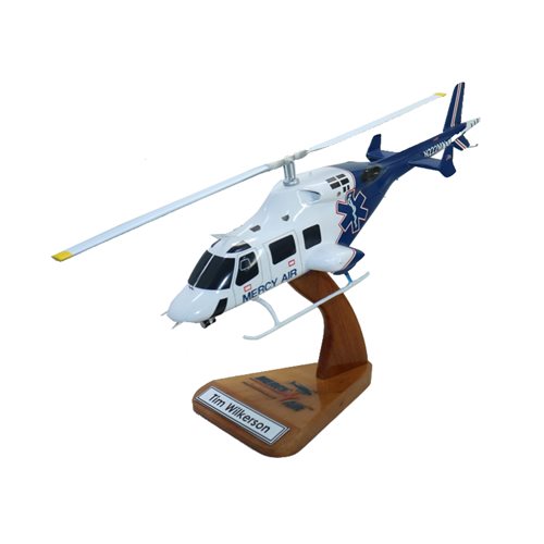 Bell 222 Helicopter Model