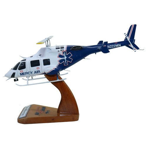 Bell 222 Helicopter Model - View 2