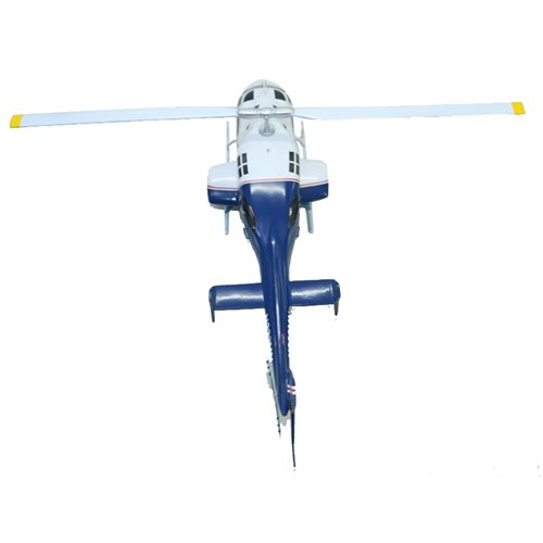 Bell 222 Helicopter Model - View 6