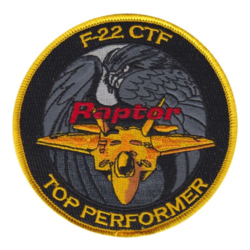 Edwards AFB F-22-3.2B UPGRADE ORIGINAL PATCH USAF 411TH FLIGHT TEST SQ 