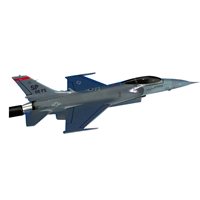 22 FS F-16C Custom Airplane Model Briefing Sticks - View 2