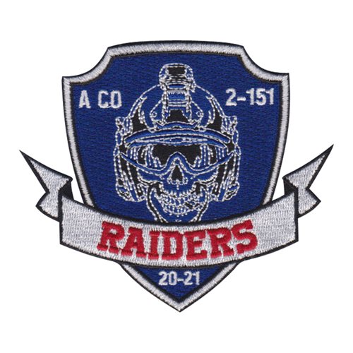 A Co 2-151 Raiders Patch