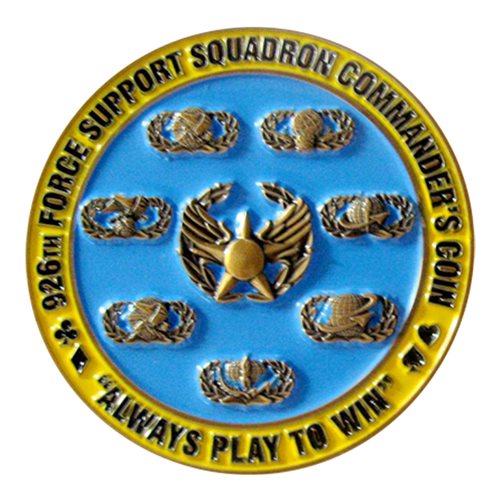 926 FSS Commander Commander Challenge Coin