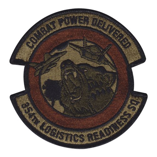 354 LRS Combat Power Delivered F-16 & F-35 OCP Patch