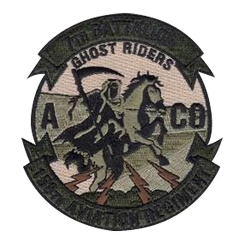 A Co 7-158 AVN Ghost Riders Patch