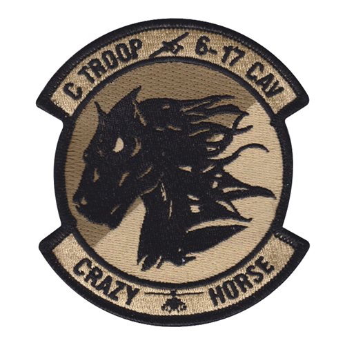 C Troop 6-17 CAV Crazy Horse OCP Patch