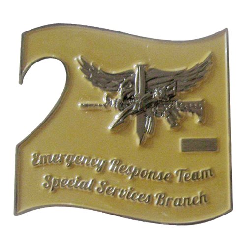 Federal Law Enforcement Bottle Opener Challenge Coin - View 2