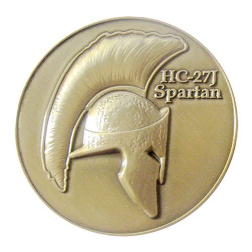 USCG Air Station Sacramento HC-27J Spartan Challenge Coin