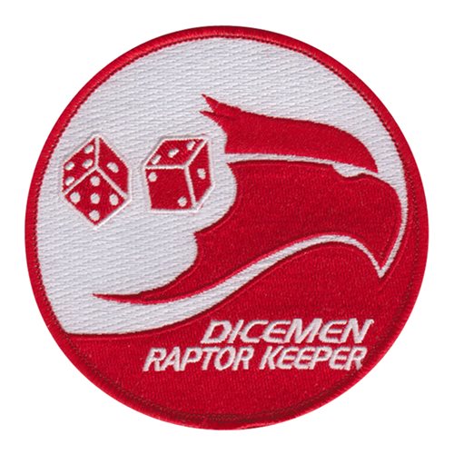 90 FS Dicemen Raptor Keeper Patch